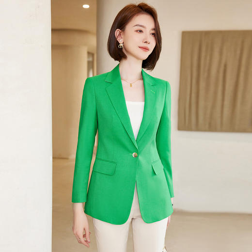 【羊毛混纺】罗蒙春秋款小西装外套女士商务休闲通勤百搭单西服上衣女 商品图9