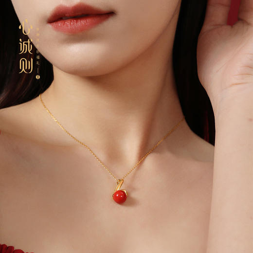 【音乐专属】项链与你相恋～更好的自我暗示，心诚则精致高提纯朱砂项链，锁住爱、锁住勇气和运气。一鹿有你，蟹钳来财，前兔无量～春夏搭配必备单品，开启五一好心情 商品图11