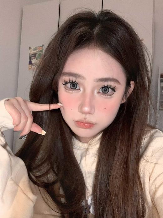 【大直径半年抛】LOVEIIKIRA-雪花冰-14.5mm【半年抛 0-1000度 含有525/575】着色13.8mm 商品图6