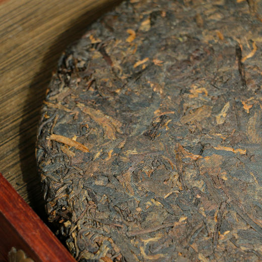 吉顺号2021年勐海布朗山乔木普洱熟茶云南七子饼茶357g 商品图2