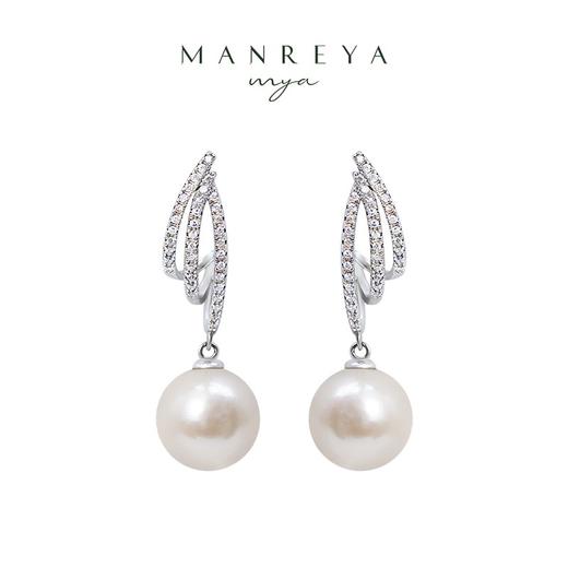 Manreya玛芮雅“白羽之梦” 爱迪生珍珠耳环轻奢小众 商品图0