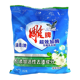 雕牌 超效加酶无磷洗衣粉【252g/袋】
