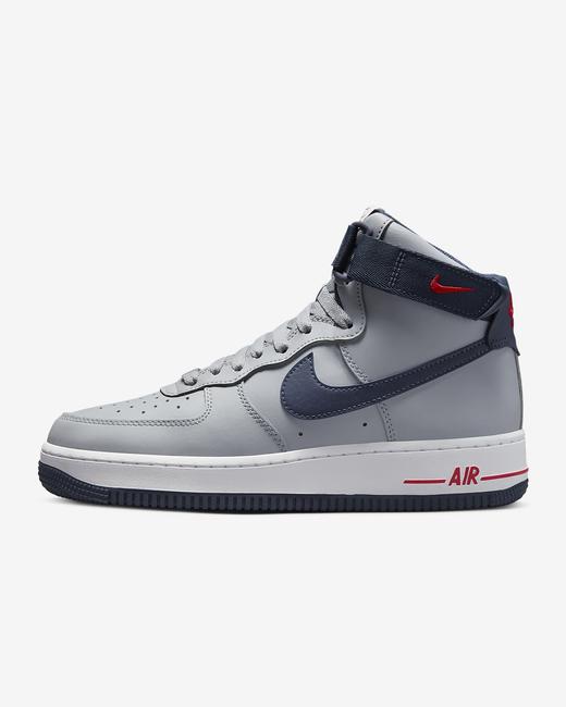 好折！Nike 耐克Air Force 1空军一号高帮女鞋灰色 商品图5