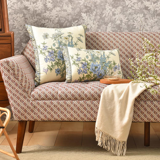 蒲公英的夏天系列靠包印花纯棉清新抱枕 商品图0