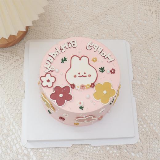小兔子手绘蛋糕 商品图1