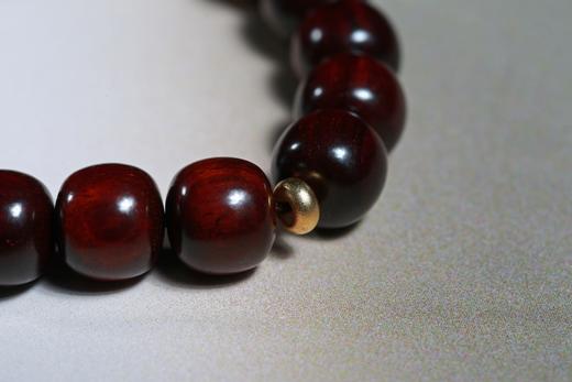 XYZT0452°天降鸿福印度小叶紫檀手串 商品图6