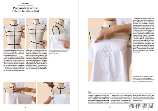 Fashion Draping Techniques Vol.1 : A Step-by-Step Basic Course / 时尚立体剪裁技巧 卷一：循序渐进的基础课程 商品图2