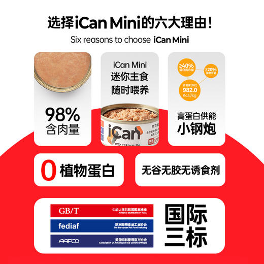 阿飞和巴弟全价主食猫罐头ican主食罐无谷猫粮主餐罐湿粮营养增肥85g/1罐 商品图2