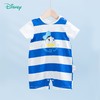 【唐老鸭90周年】迪士尼童装男童婴幼儿纯棉肩开连体衣夏唐老鸭宝宝新生儿条纹哈衣 商品缩略图5