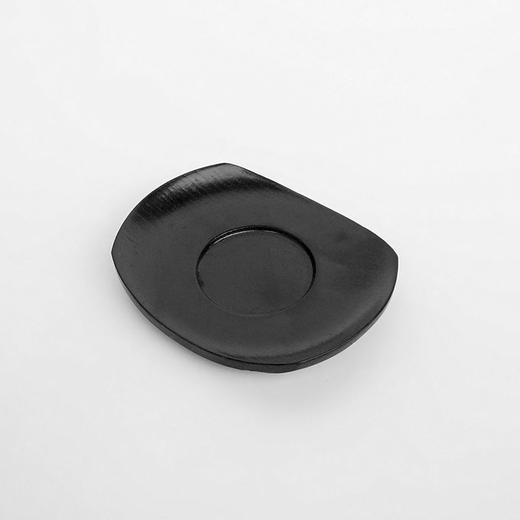 G-1919黒木小茶托  黑色木纹杯托 木制碟子创意杯垫 商品图0