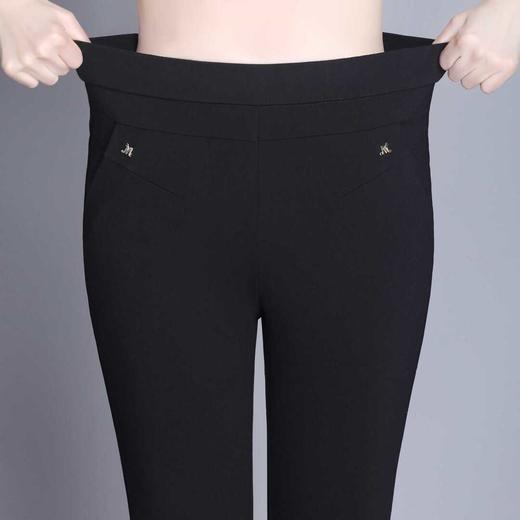 HY-8338zsz裤子女新款西裤黑色高腰显瘦西装微弹垂坠女士哈伦裤 商品图3