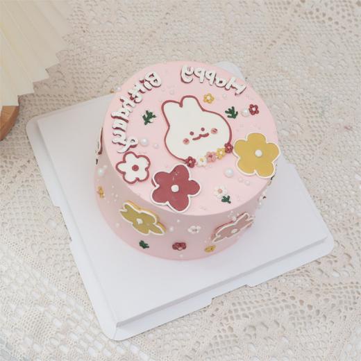 小兔子手绘蛋糕 商品图2