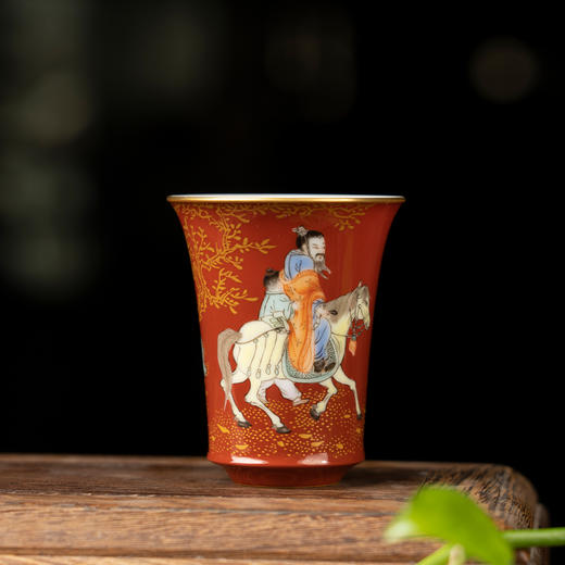 红地古彩饮中八仙闻香杯套组 商品图1
