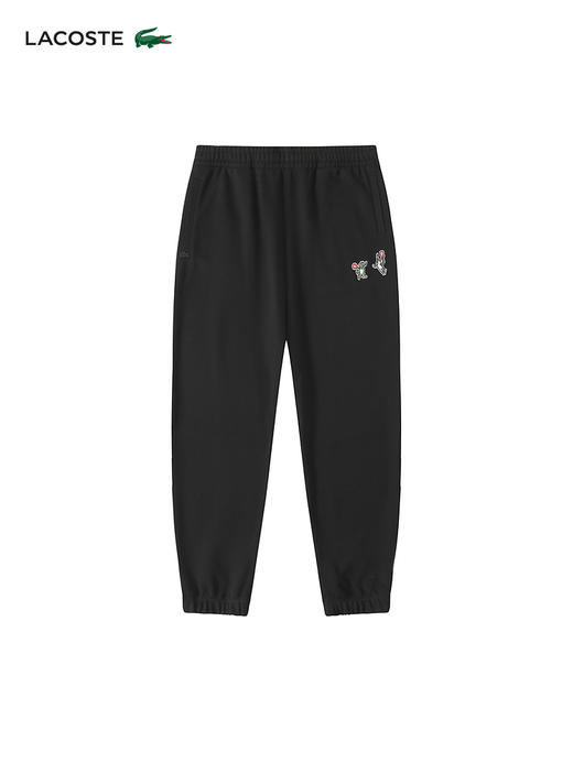 【海南专供价】Lacoste法国鳄鱼男装新款男女同款百搭休闲裤束脚运动裤XH7383-98 商品图1
