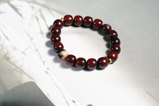 XYZT0452°天降鸿福印度小叶紫檀手串 商品图3