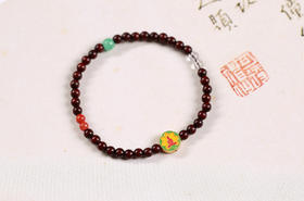 XYZT0487°印度小叶紫檀手串