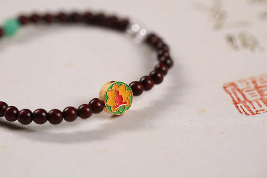 XYZT0487°印度小叶紫檀手串 商品图4