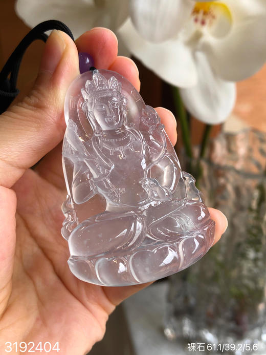 3192404，玻璃木纳度母裸石。具体价格微信咨询 商品图2
