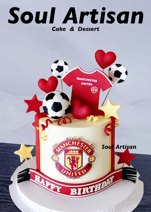 个性定制足球主题蛋糕3 商品图1