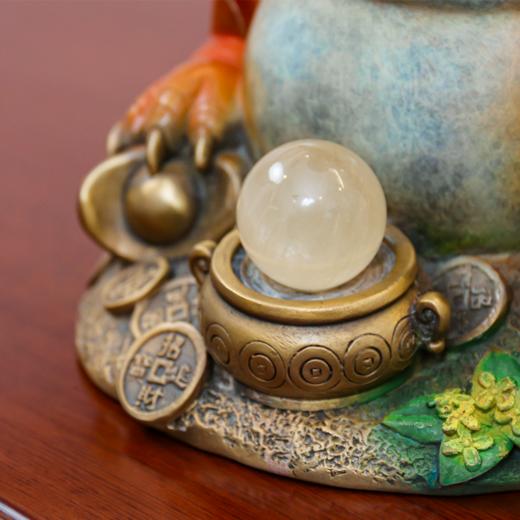 金蟾送宝 铜摆件 商品图3