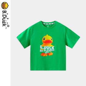 B.Duck小黄鸭童装夏季短袖T恤105-160 BF2402030