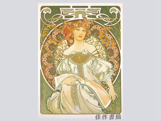 明信片 |  ちいさな美術館　ミュシャ / Alphonse Mucha / 千叶美术馆系列明信片 阿尔丰斯·穆夏 商品图1