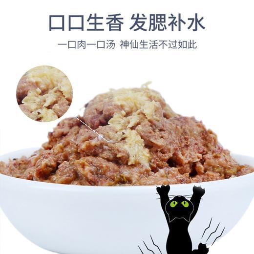 路斯猫罐头湿粮金枪鱼虾仁成幼猫软食罐头80g 商品图3