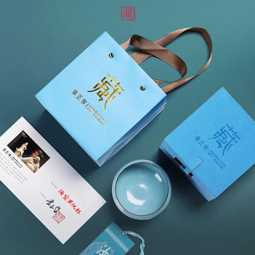 【传承手工 古法制瓷】汝窑罗汉杯 天青主人杯、月白主人杯，作者签章 品质保证，珍藏品鉴 送礼臻品 商品图7