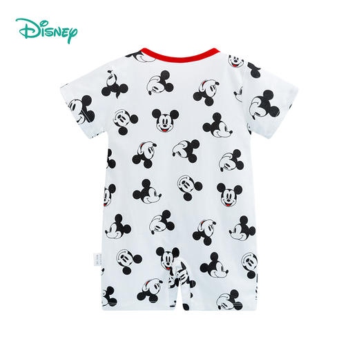 迪士尼童装男童纯棉前开连体衣夏季亲肤舒适米奇宝宝新生儿哈衣 商品图1