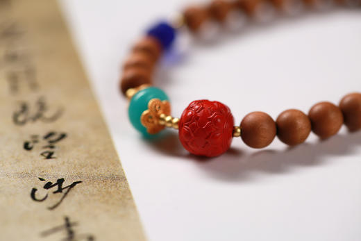 LSTX0179°印度老山檀香手串 商品图2