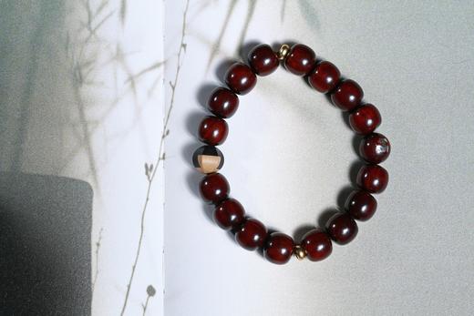 XYZT0452°天降鸿福印度小叶紫檀手串 商品图1