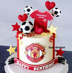 个性定制足球主题蛋糕3