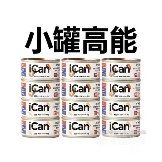 阿飞和巴弟全价主食猫罐头ican主食罐无谷猫粮主餐罐湿粮营养增肥85g/1罐 商品图4