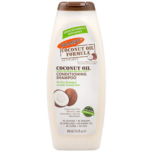 Palmers帕玛氏 · 椰子油亮泽洗发水 400ml 孕妇可用 染烫修护控油止痒去屑｜保税 商品图0