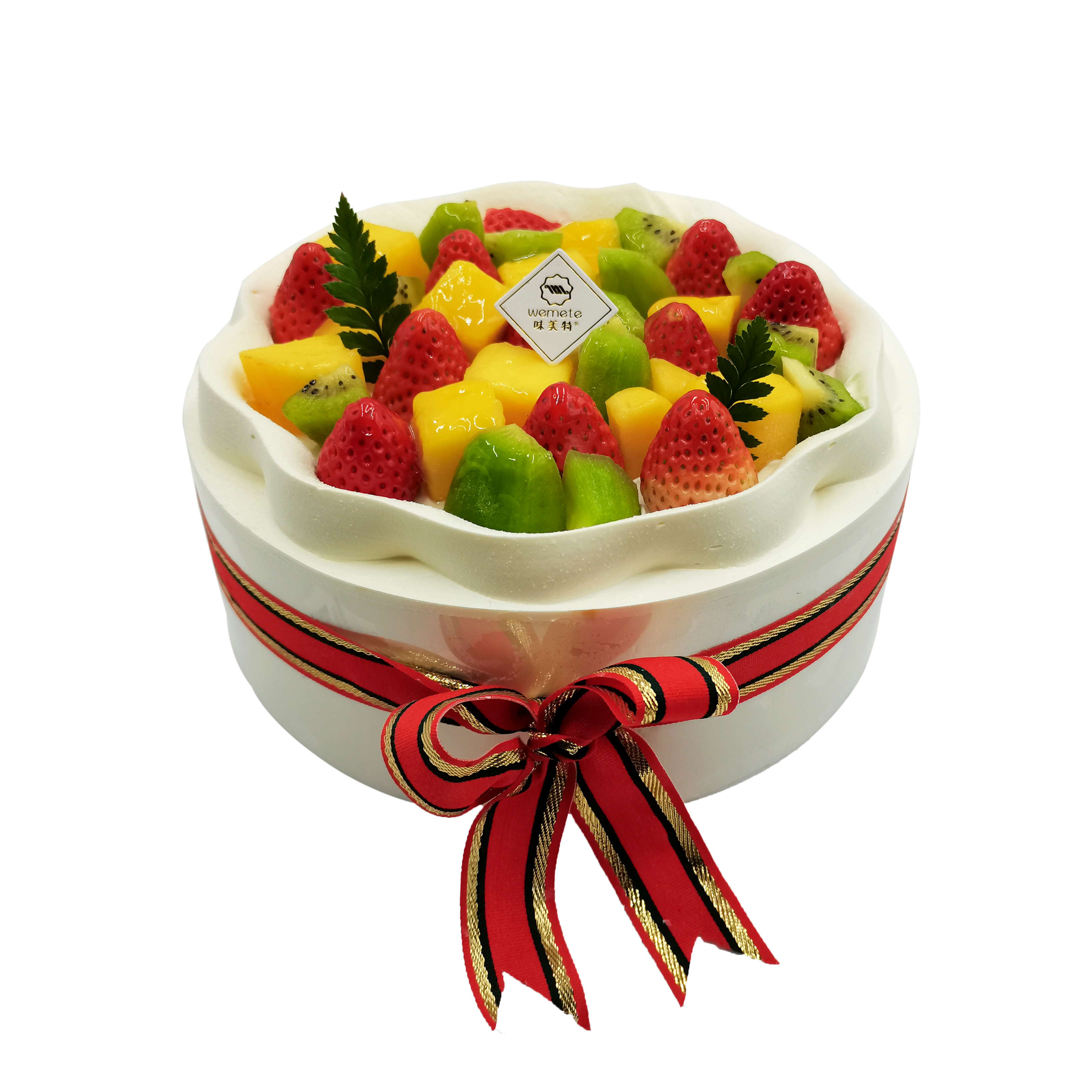 味美特“鲜果乐园”水果蛋糕-草莓、芒果、猕猴桃新鲜水果搭配-如需6英寸，请添加客服微信咨询
