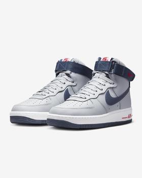 好折！Nike 耐克Air Force 1空军一号高帮女鞋灰色