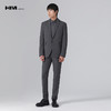 HIM漢崇  套装西装 男士通勤商务职业正装简约舒适深灰色修身西服 商品缩略图1