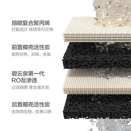 碧云泉G3净水机家用加热一体直饮水机反渗透台式净水器过滤器 商品图3