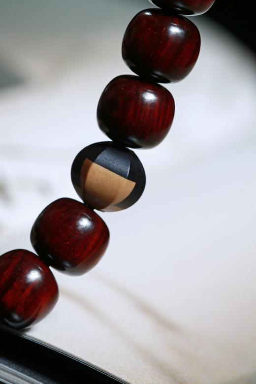 XYZT0452°天降鸿福印度小叶紫檀手串 商品图7