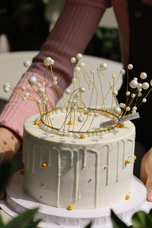 白色珍珠皇冠淋面 商品图2