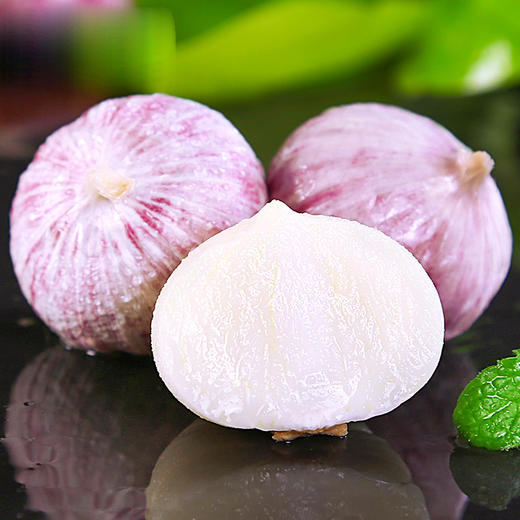 云南紫皮独头蒜  2023年大理新鲜紫皮大蒜湿蒜食用大蒜头农家蒜蔬菜 商品图3
