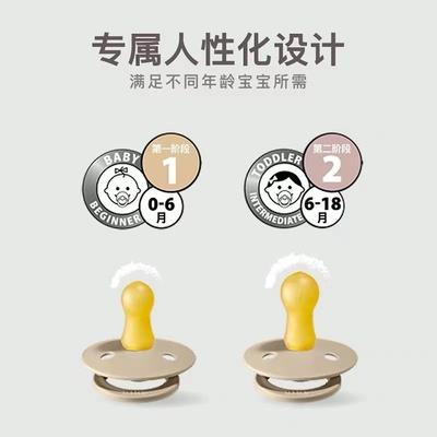 童榛宝贝丹麦BIBS新生婴儿安抚奶嘴母乳实感宝宝乳胶奶嘴0-18个月睡觉神器TZB-BIBS-43068-44164 商品图4