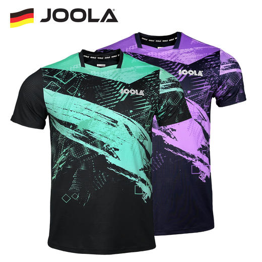 JOOLA优拉尤拉 星际2207乒乓球服装男女比赛服运动短袖上衣 商品图4