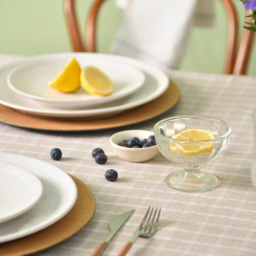 北欧格纹系列双层桌布简约格纹纯棉台布 商品图1