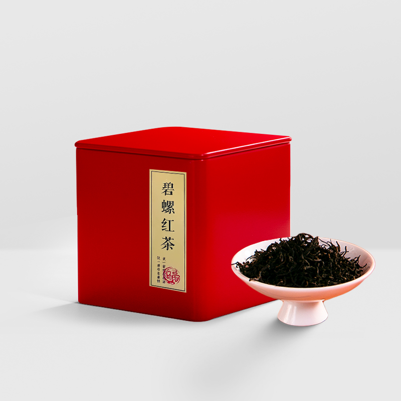 苏茶丨一级洞庭碧螺红茶升级工艺东山核心产区全手工制罐装75g