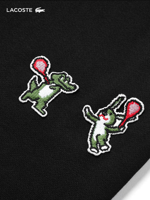 【海南专供价】Lacoste法国鳄鱼男装新款男女同款百搭休闲裤束脚运动裤XH7383-98 商品图2