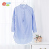 贝贝怡孕妇装长袖纯棉衬衫春秋装新款中长款孕期潮妈哺乳宽松上衣 商品缩略图3