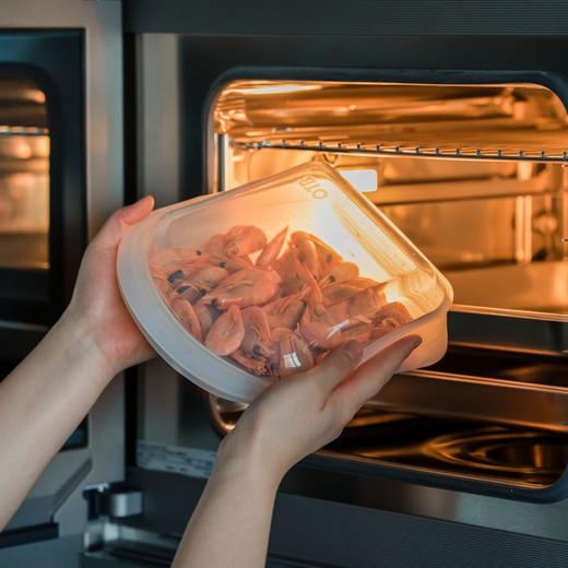 [屁侠推荐]OTB 欧标铂金硅胶立式密封保鲜袋 可微波 可冷冻 可水煮 可进洗碗机的硅胶保鲜袋 商品图5