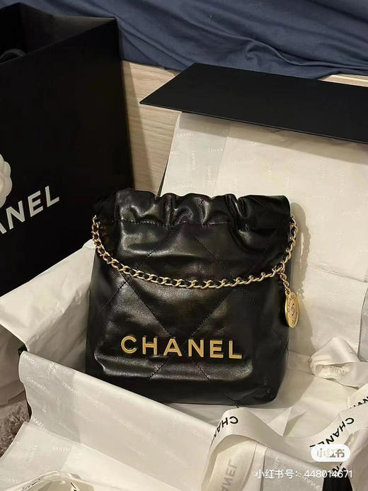 顶级版本迷你22bag-黑金 商品图2