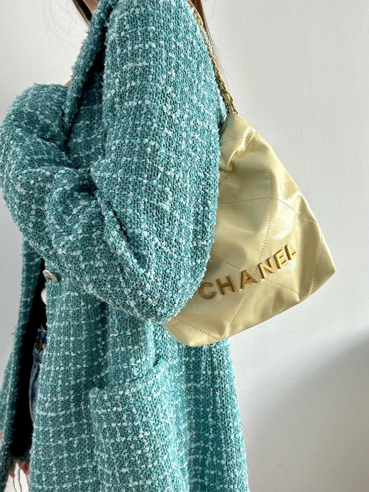 顶级版本迷你22bag-黄色 商品图7